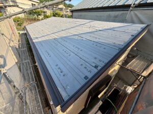 屋根修理 ルーフィングシート設置